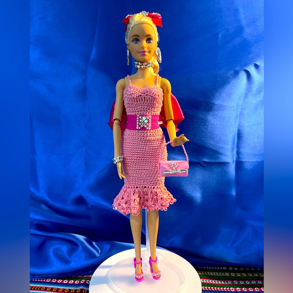 Barbie's Custom-Made Crochet dress